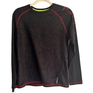 Boy's Reebok Performance Graphic Long‎ Sleeve T-Shirt Size Large